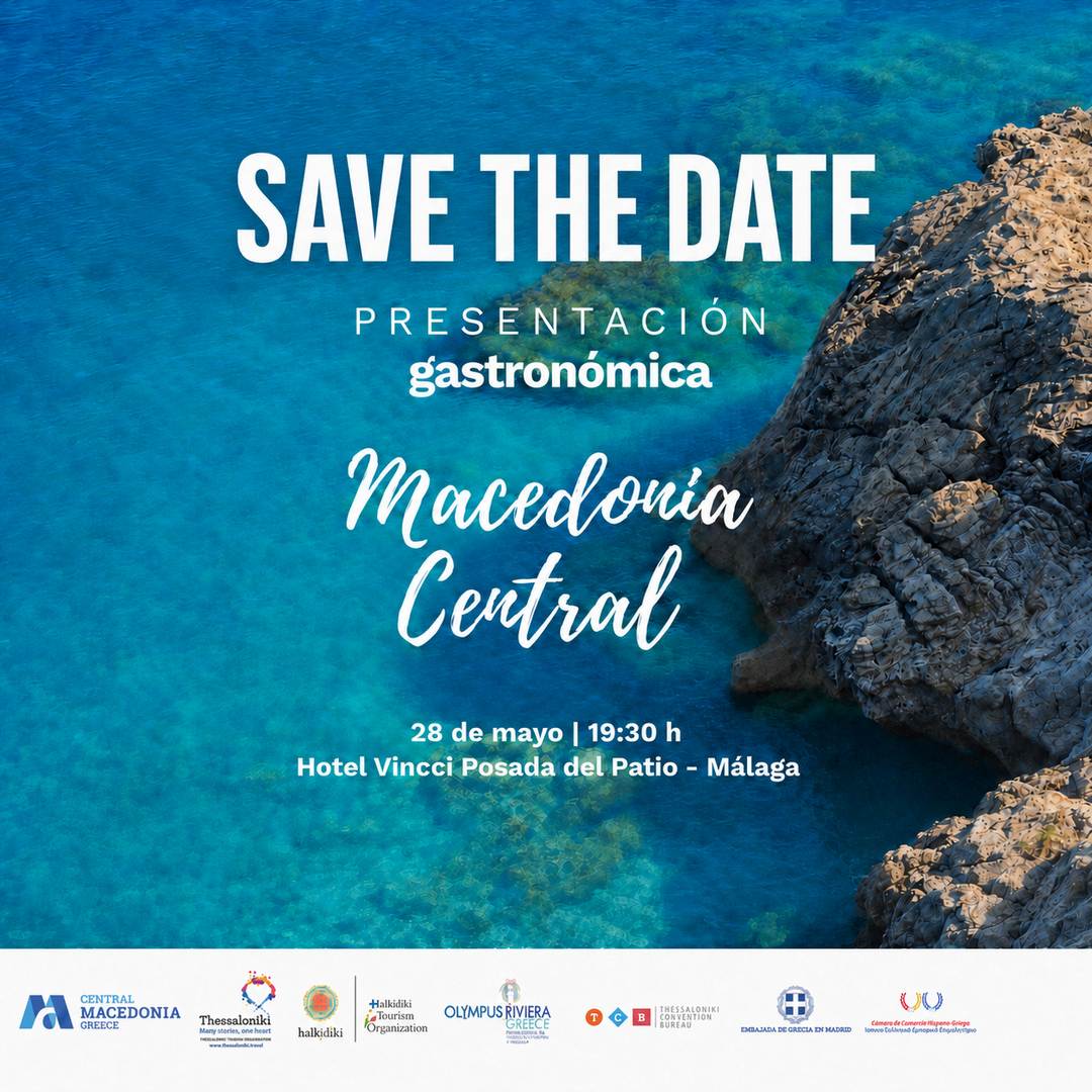 Save the date - La región de Macedonia Central se presenta en Málaga como uno de los grandes destinos del Mediterráneo-2